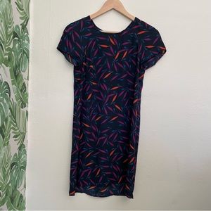 Eight Sixty black print dress